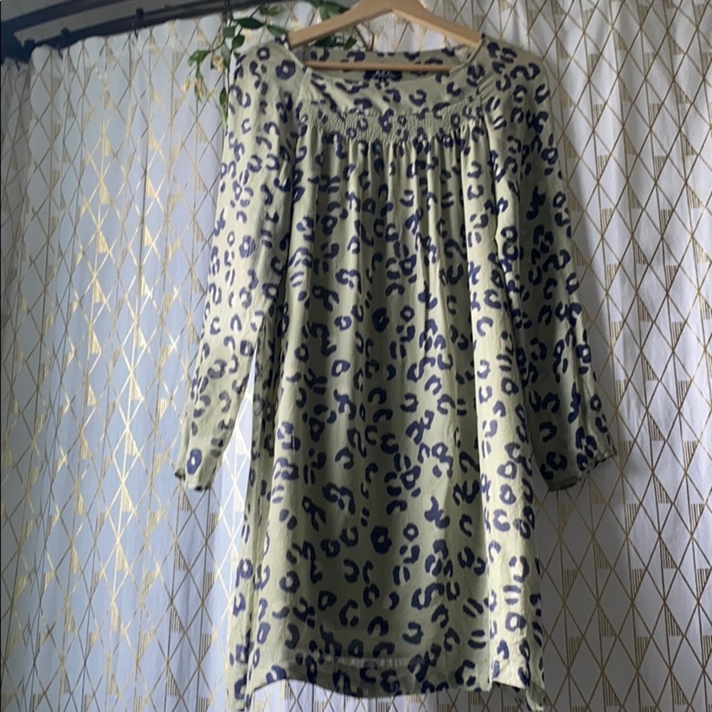 A.P.C. Mint Leopard Dress
